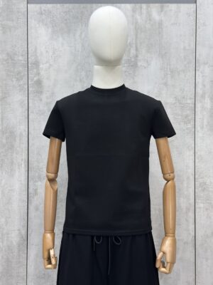 Áo Phông CHAPPER Đen Trơn Cổ Tròn - Dáng Body Chống Nhăn