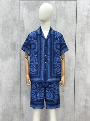 Bộ Lụa Hè VS Xanh Hoạ Tiết