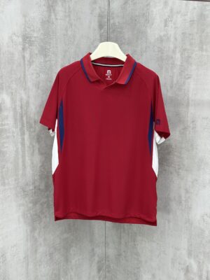 Áo Polo Manesti Đỏ Sườn Trắng PL07-3