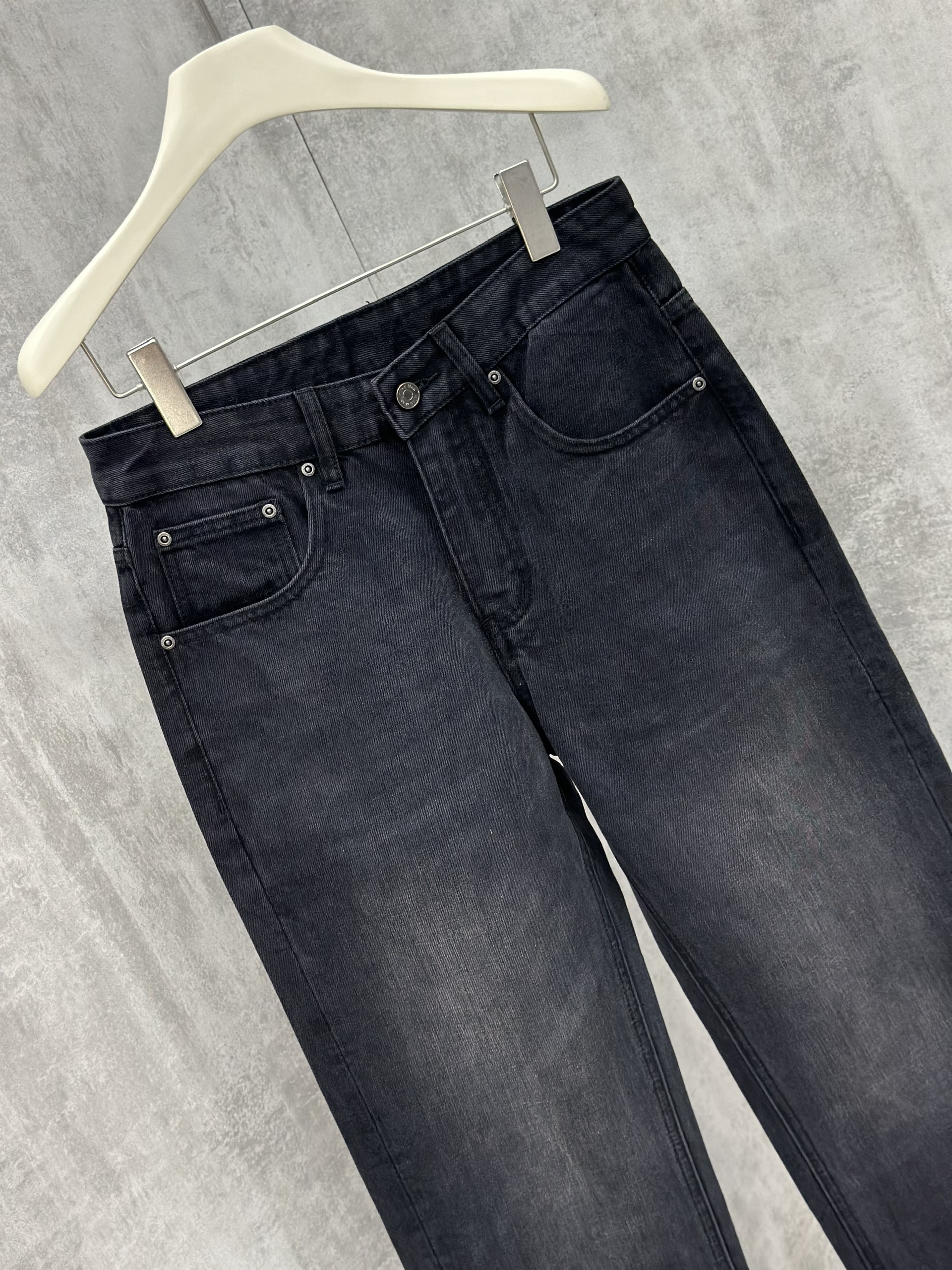 Quần Bò Dài 8782 Xám Đen Xuông - Ảnh 3