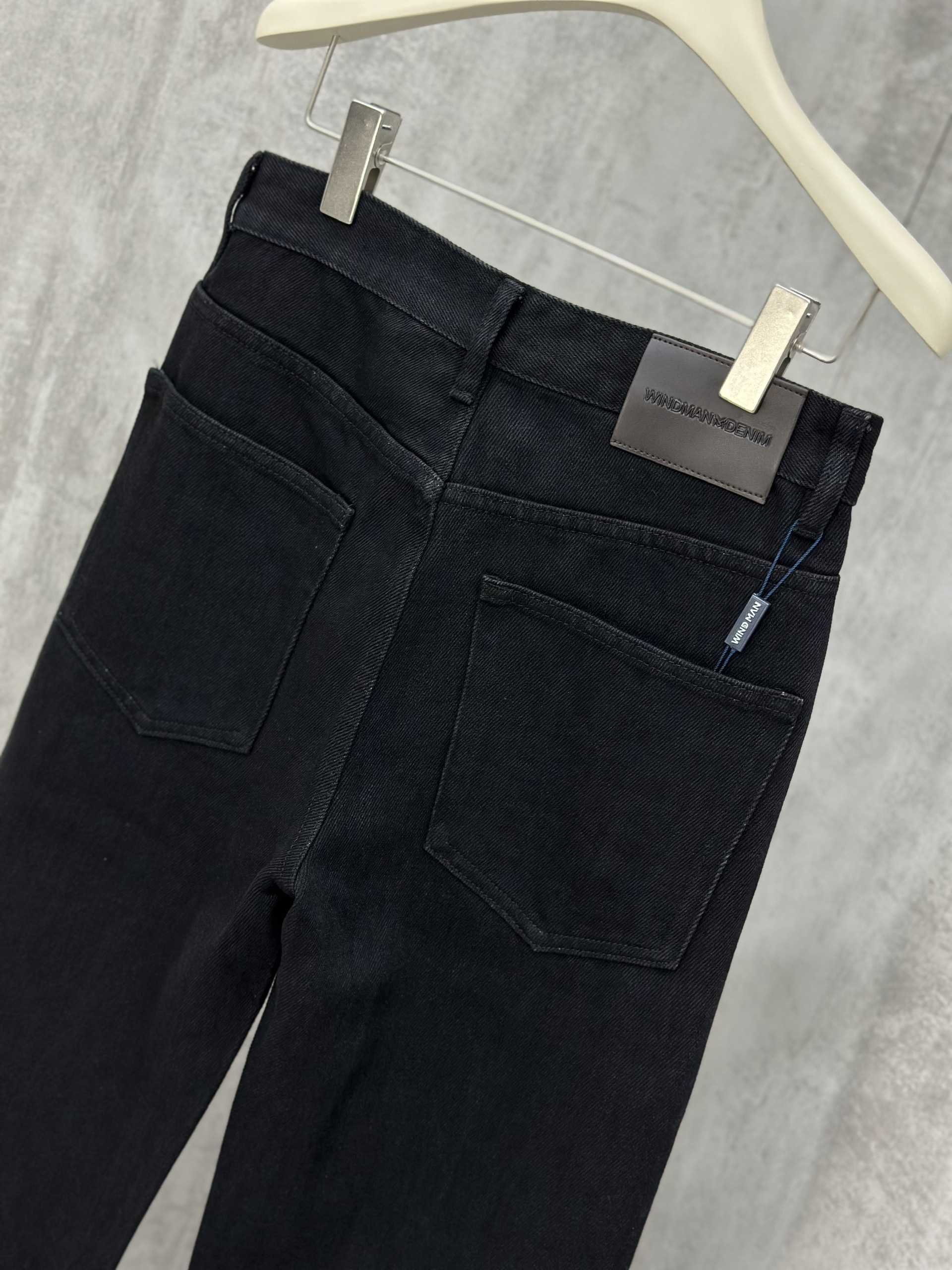 Quần Bò Dài 8785 Đen Xuông - Ảnh 4