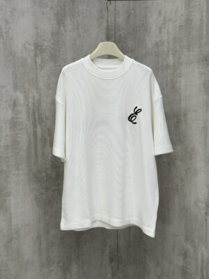 Áo Phông Essen Unisex Trắng Logo Chữ Đen