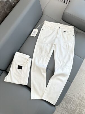 Quần Bò Dài Local W8809 Trắng